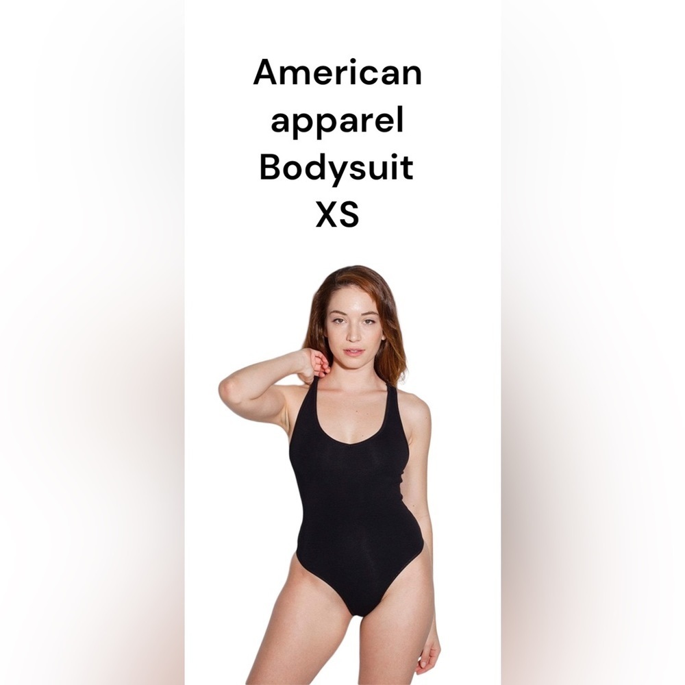 American Apparel Women's Forward Sleeveless Tank Bodysuit XS.​​